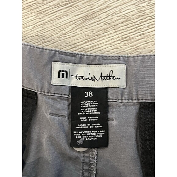 Travis Mathew Golf Shorts Men’s size 38 Gray Preppy Casual Golf - Picture 3 of 7